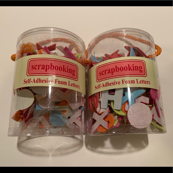 CRAFTING SELF ADHESIVE FOAM LETTERS. - Picture 2 of 9